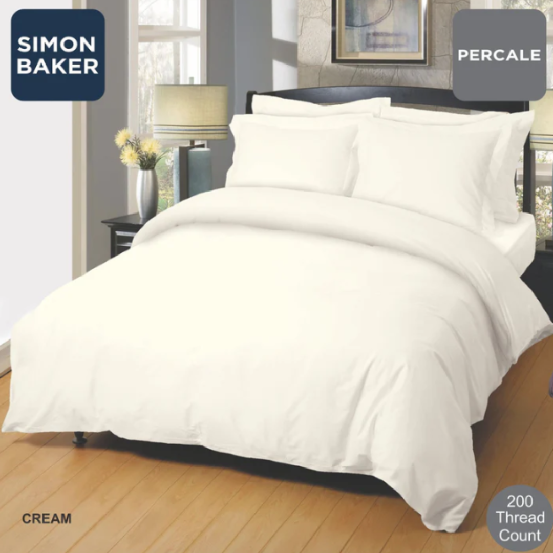 SHEET FLAT EXTRA LENGTH – T200 POLY COTTON PERCALE 50/50 (HOTEL COLLECTION)