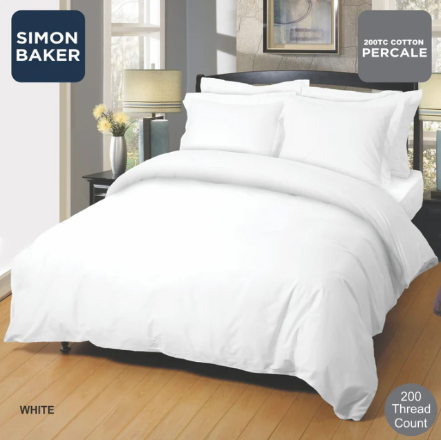 SHEET FITTED STANDARD LENGTH – 200TC COTTON PERCALE