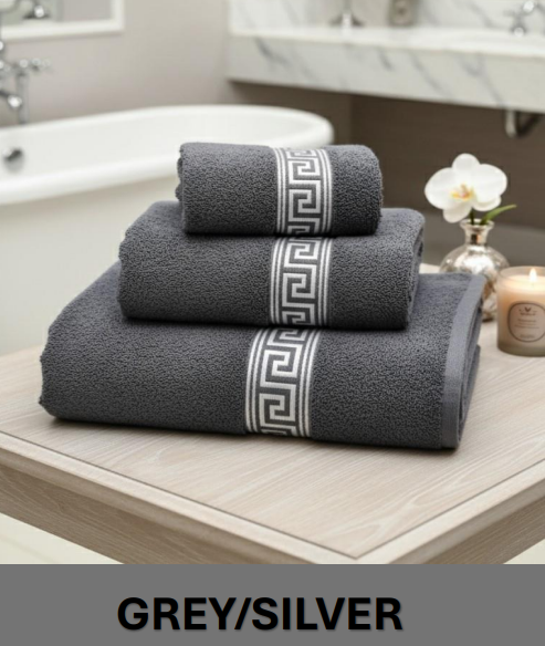 TOWELS GREEK KEY - 600GSM - Image 2