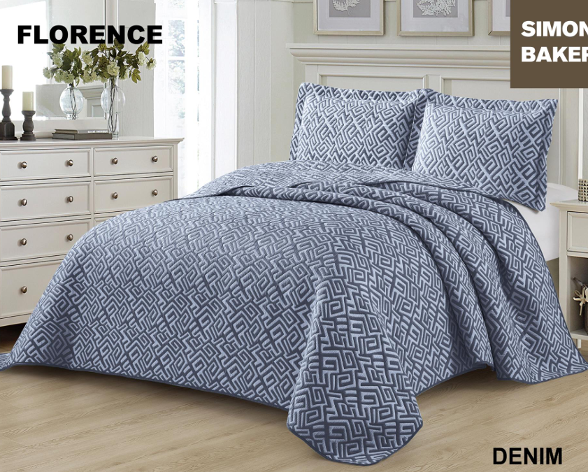 JACQUARD BEDSPREADS INCLUDING PILLOWCASES – FLORENCE