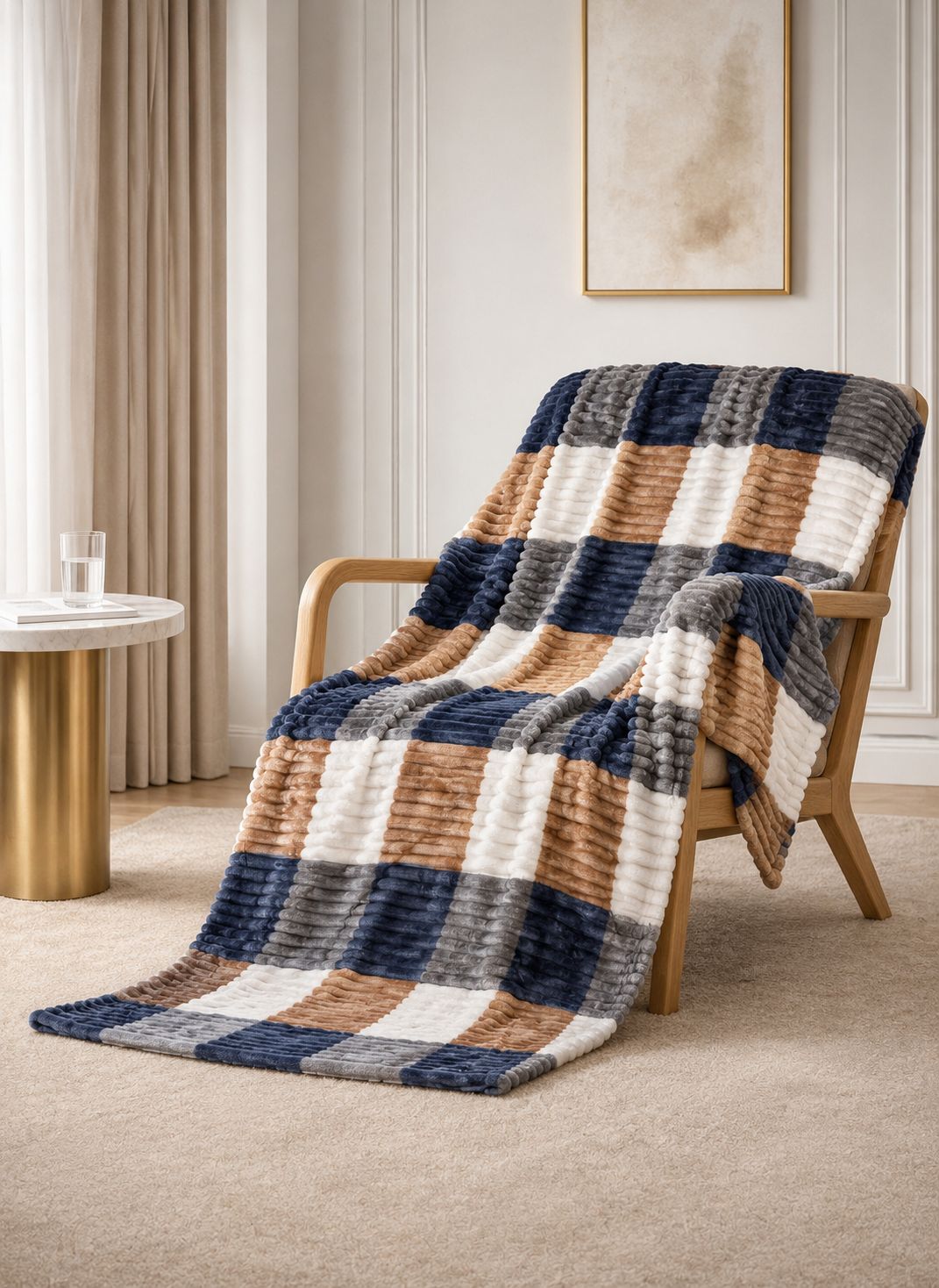 Ribbed Flannel Fleece
