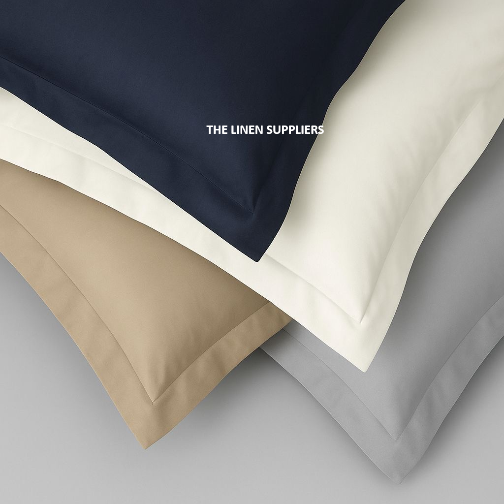 Oxford Duvet Cover Sets (2 Pillow Cases Oxford) - T300 Sateen - 100% Cotton - Image 2